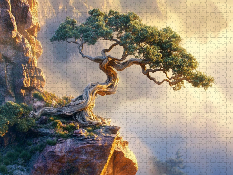 Ein Tanz aus Form und Geduld - Baum in Bonsaiform
