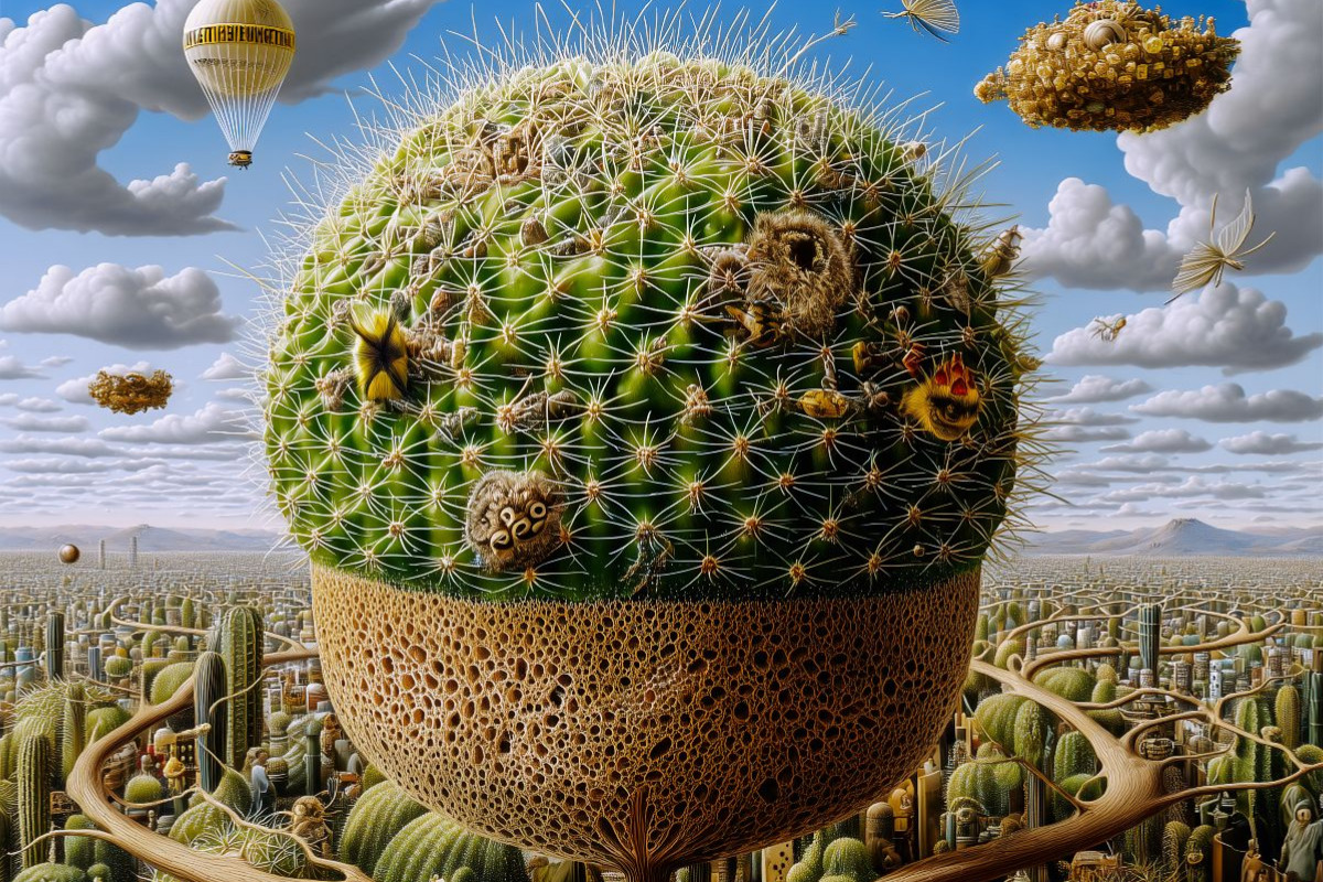 Kugelkaktus-City und Urban Jungle