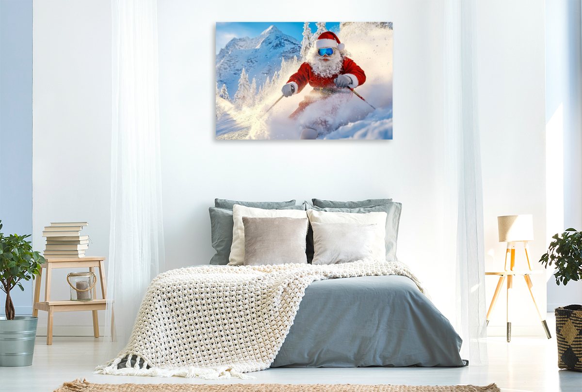 Hui - der Weihnachtsmann hat es wohl eilig