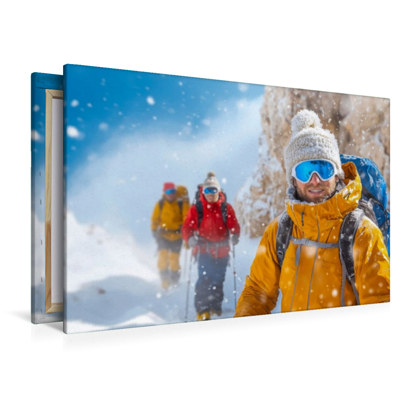 Skiwandern im Schnee