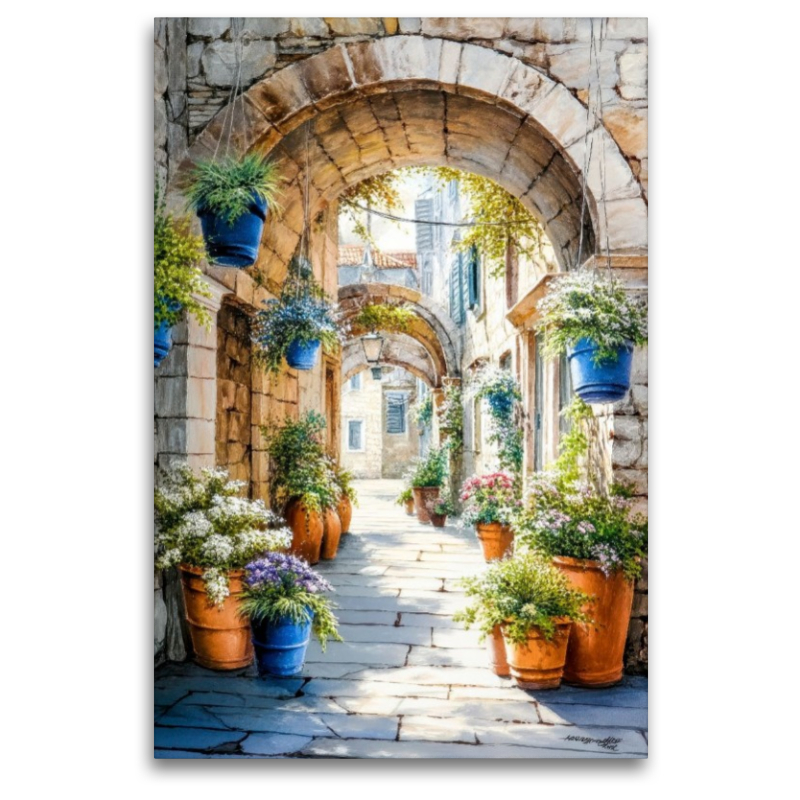 Märchenhafte Bogengasse in Split
