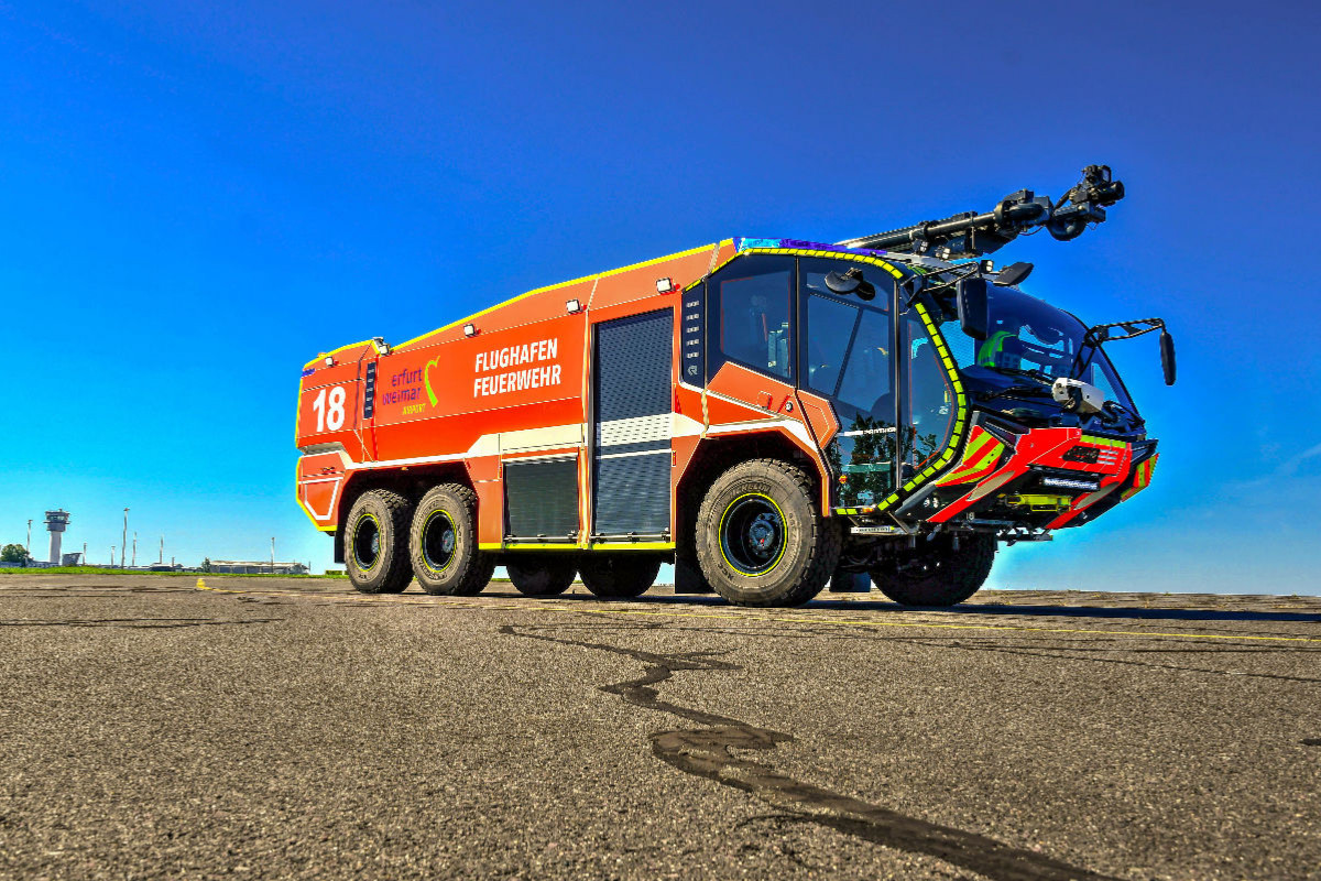 FLF 11.500/1.400/P250-HRET / Rosenbauer Panther 6x6 / Flughafen Erfurt-Weimar