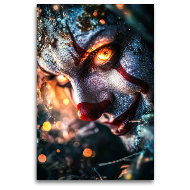 Der Clown kam nur nachts, wenn das Kinderzimmer dunkel war