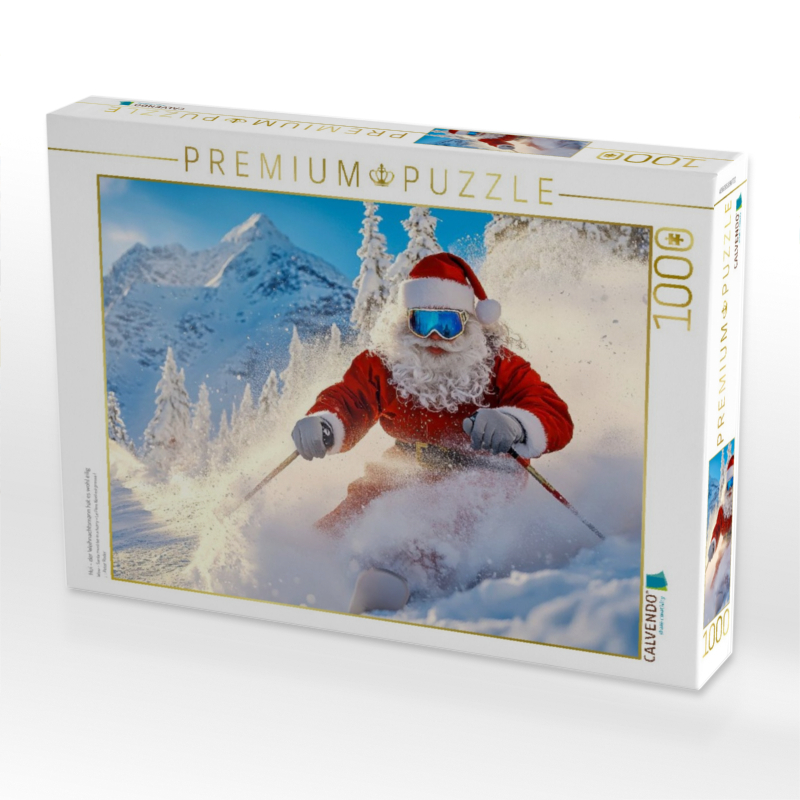 Hui - der Weihnachtsmann hat es wohl eilig