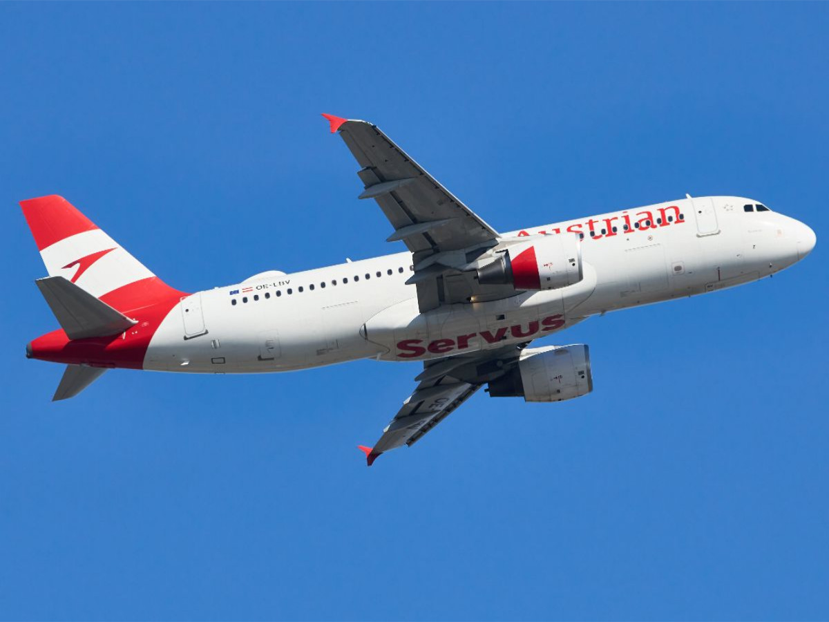 OE-LBV - Austrian Airlines - Airbus A320-214 - Frankfurt Airport