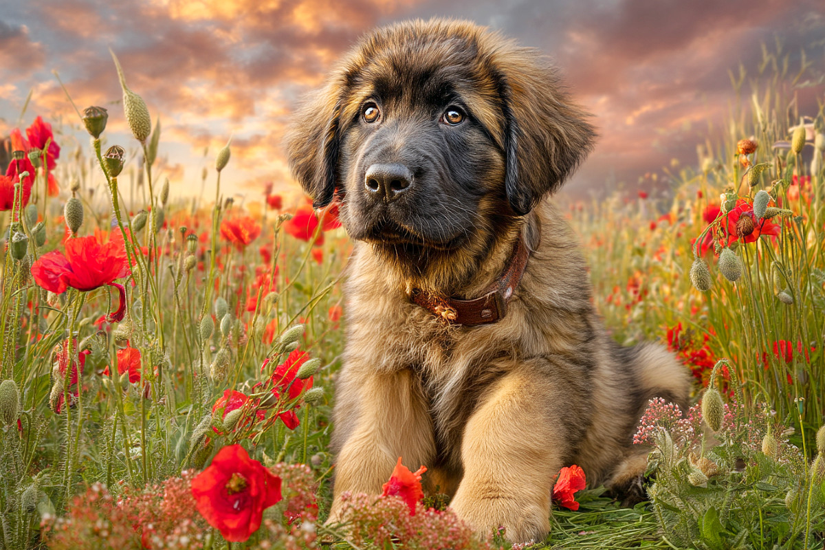 Kleiner Leonberger als Herzensbrecher