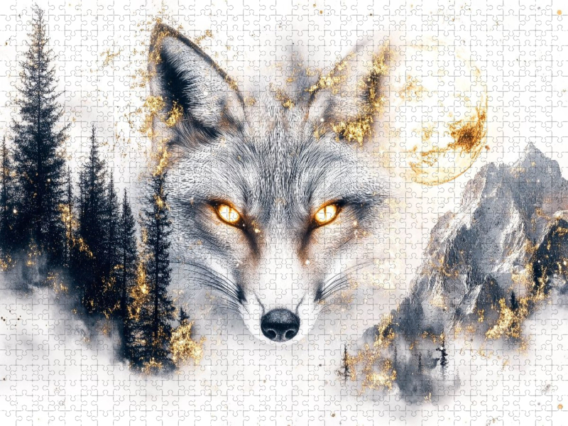 Mit jedem Atemzug webt der Fuchs die Magie in die Welt