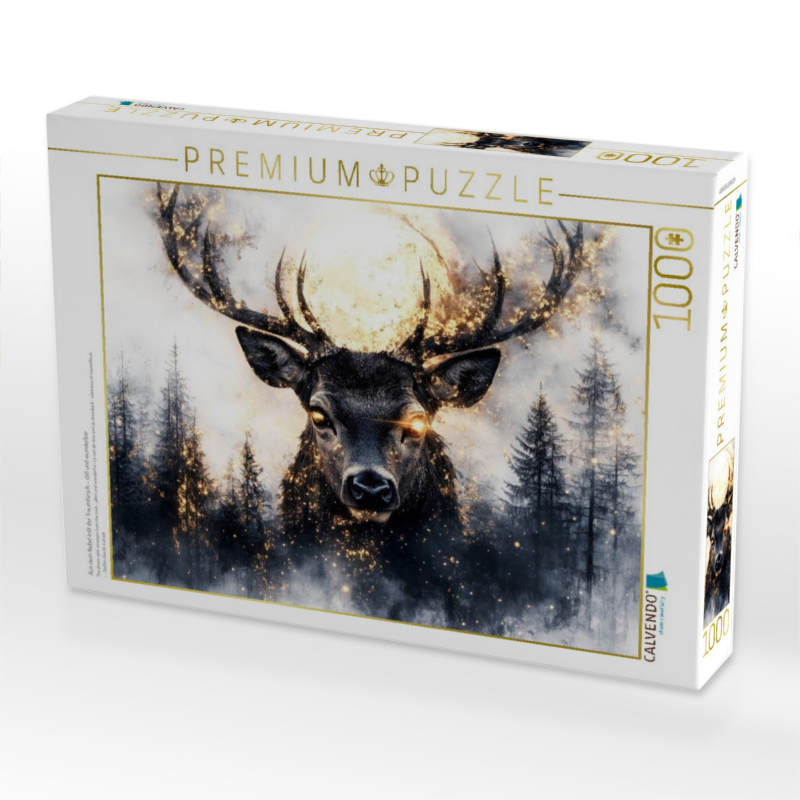 Aus dem Nebel tritt der Traumhirsch – still und wunderbar