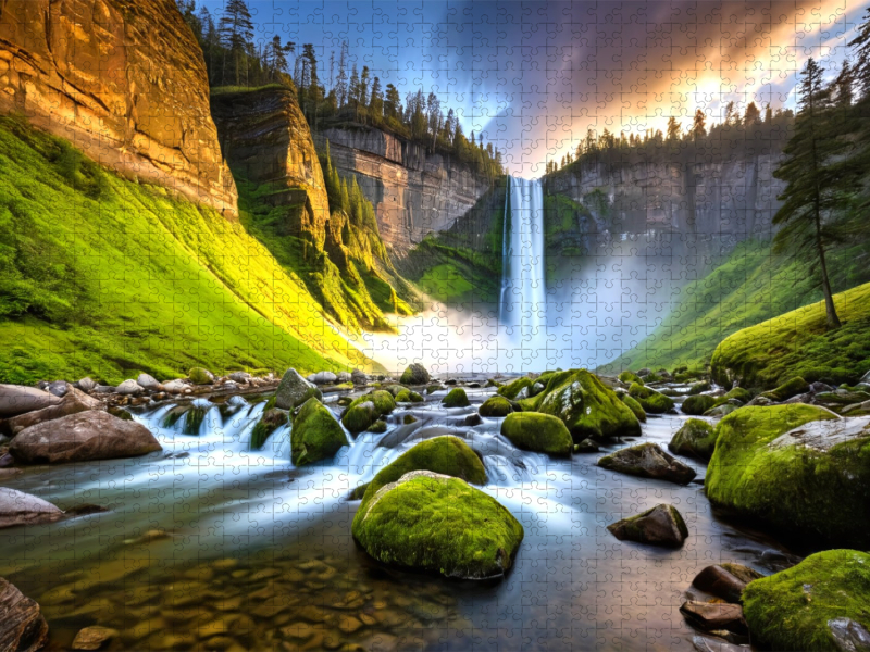Wasserfallfluss – Verborgenes Hochland