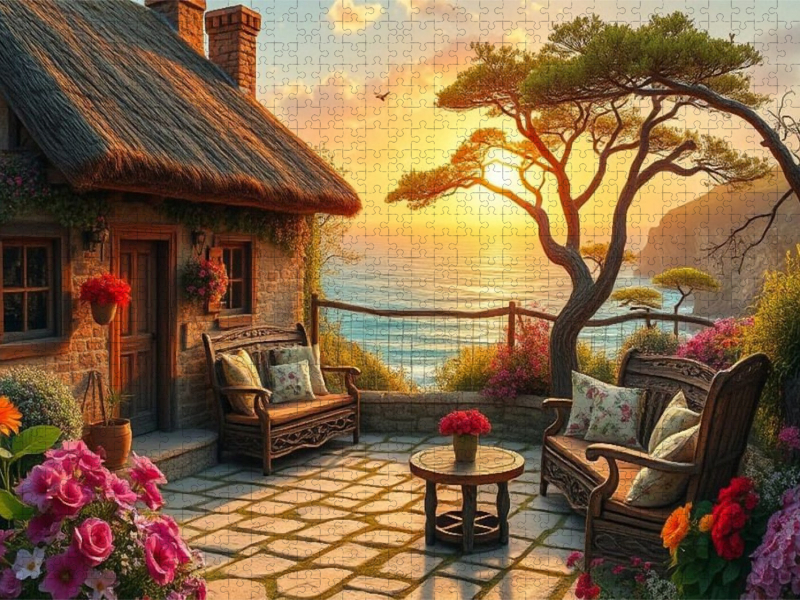 Sonnenuntergang am Meer