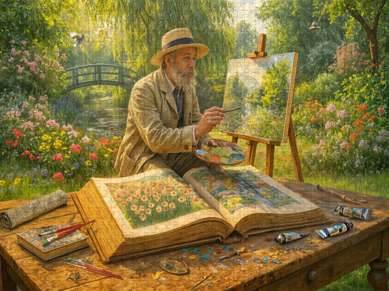 Farbenzauber Kunst zwischen Seiten