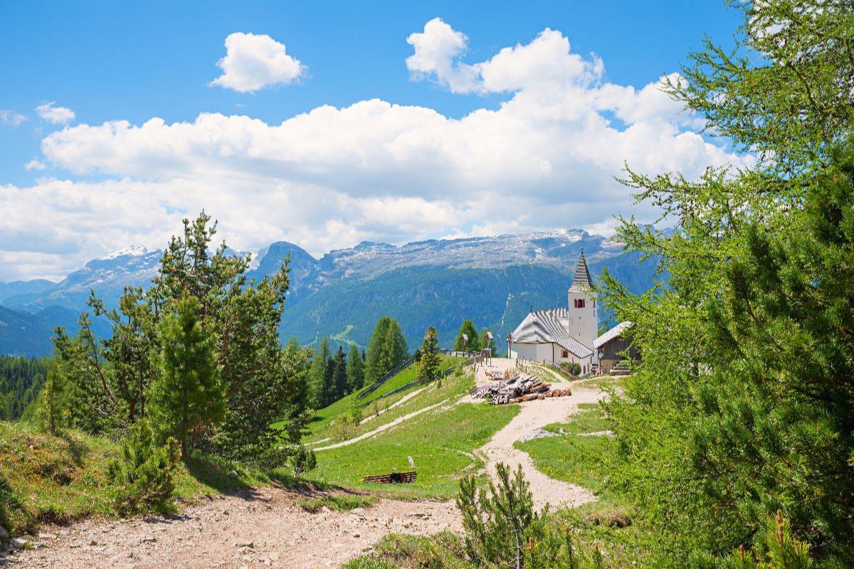 Chiesa Santa Croce am Heiligkreuzkofel