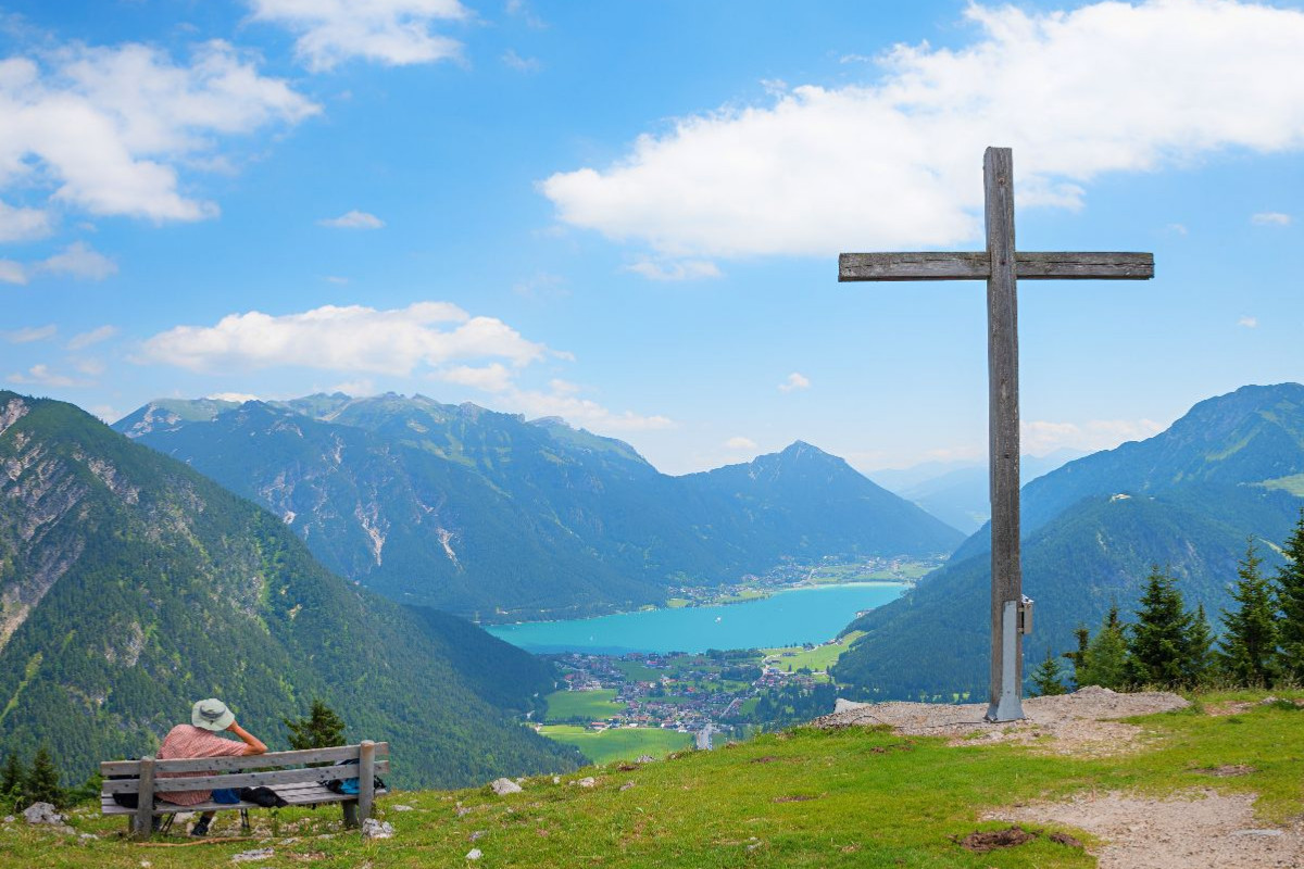 Rast am Feilkopf Gipfel