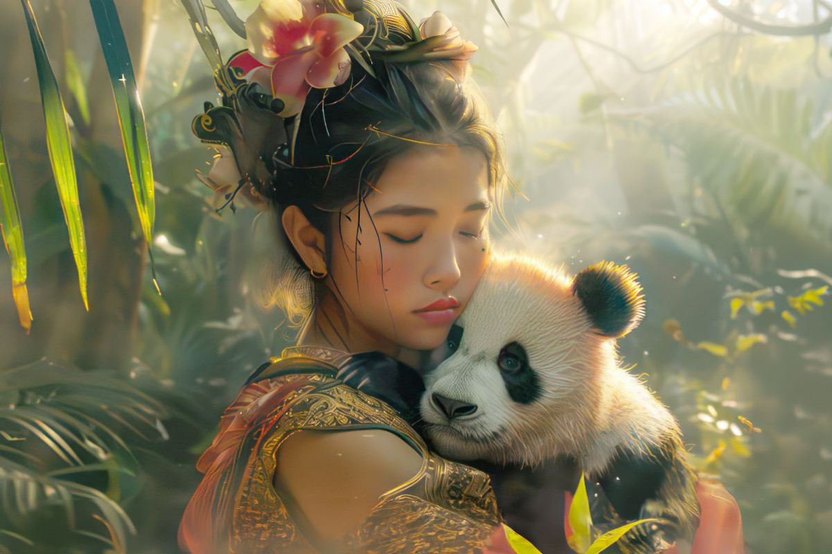 Un amour enfantin pour les animaux