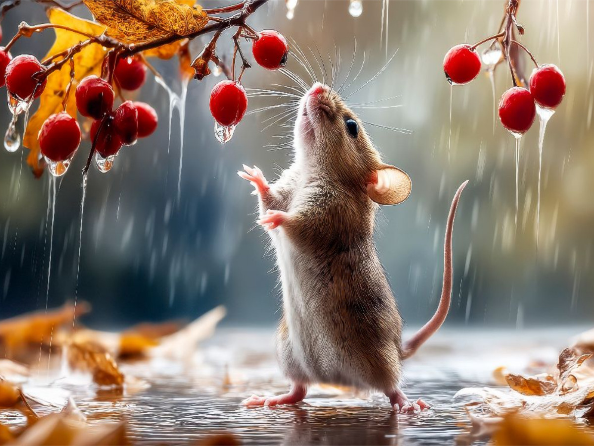 Das wird mein Regen-Snack