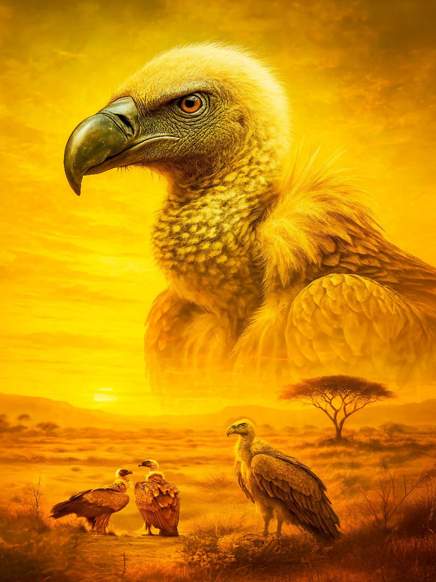 Wächter der Lüfte - Gänsegeier mit Weitblick