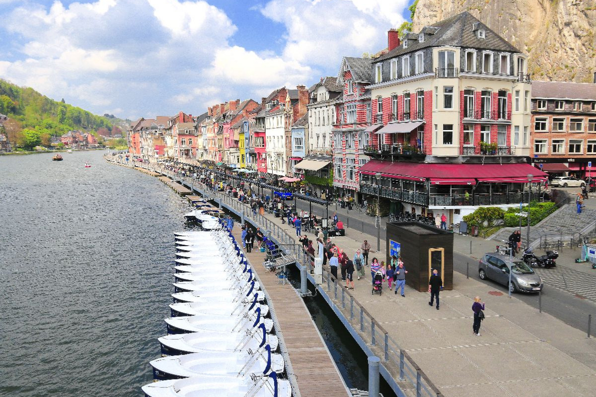 Dinant im belgischen Wallonien