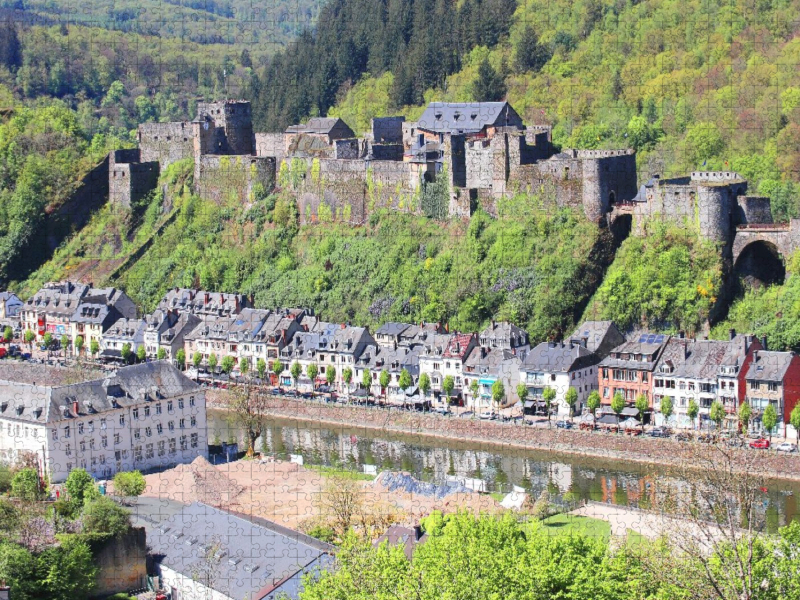 Bouillon, belgische Stadt an der Semois