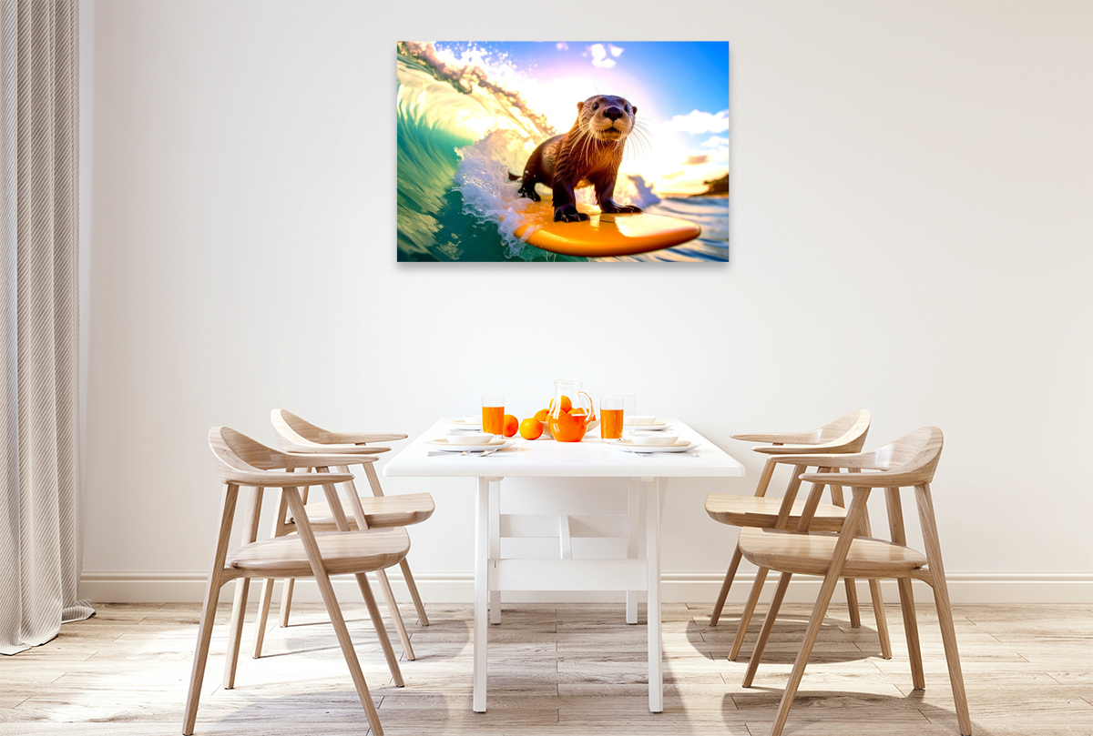 Otterly cool auf dem Surfbrett