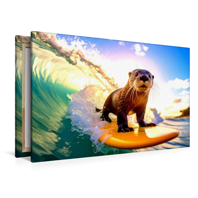 Otterly cool auf dem Surfbrett