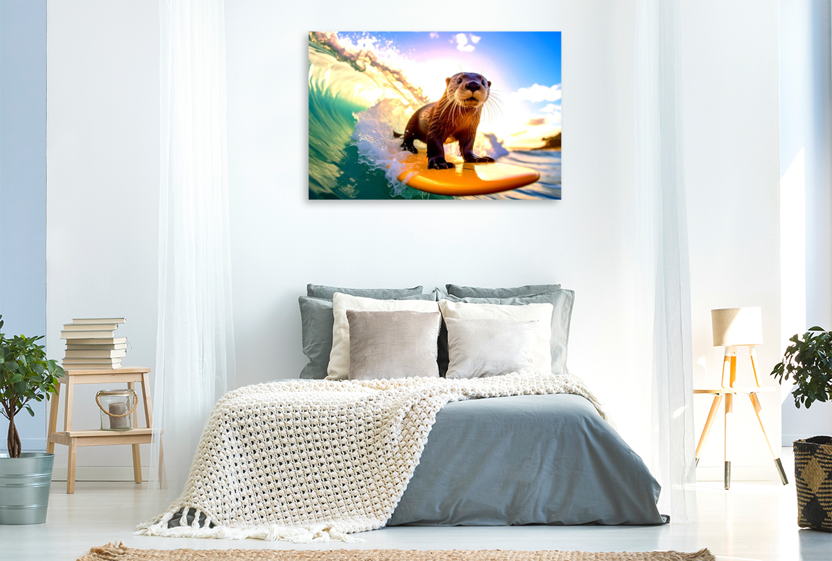 Otterly cool auf dem Surfbrett