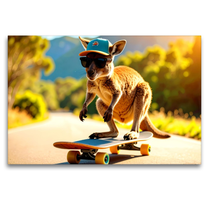 Der coole Känguru-Boarder