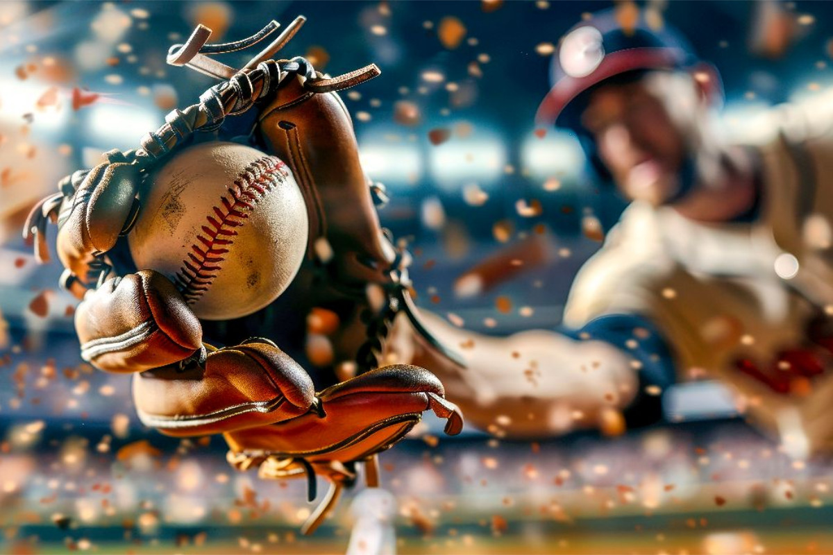 Brillanter Baseballfang