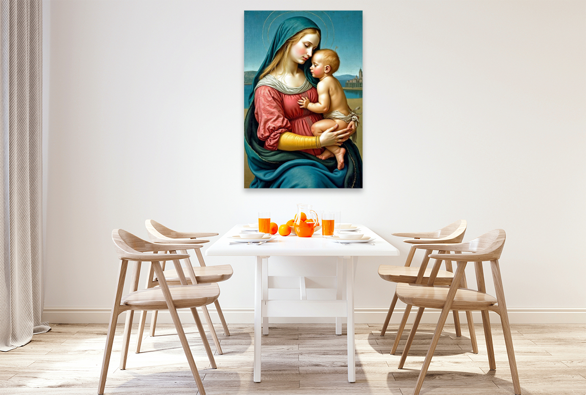 Inspiriert von Raffael/Madonna Tempi (1508)