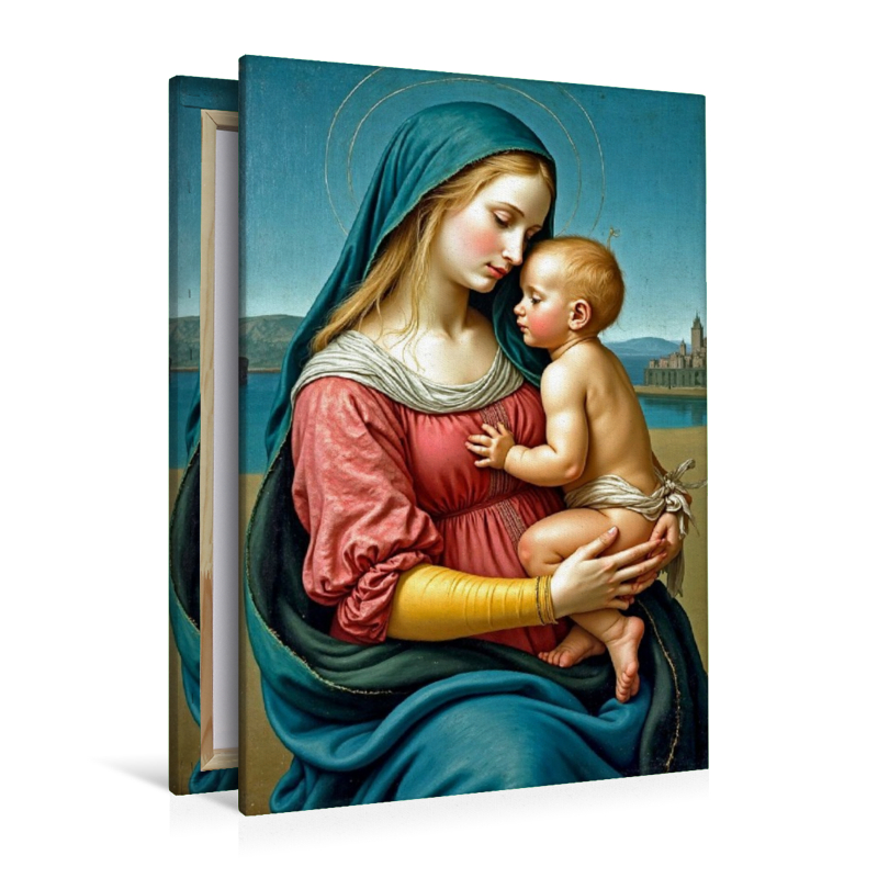 Inspiriert von Raffael/Madonna Tempi (1508)