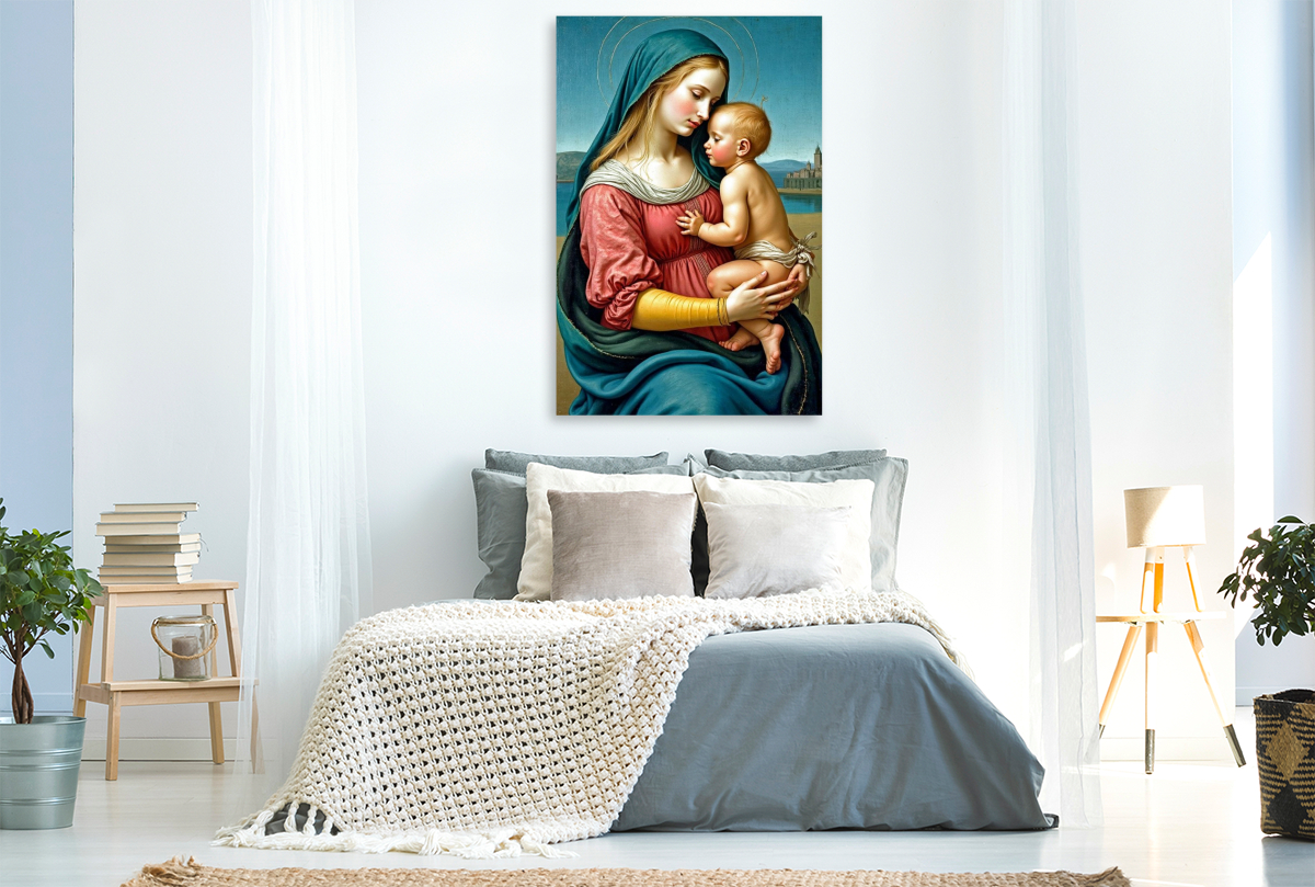 Inspiriert von Raffael/Madonna Tempi (1508)
