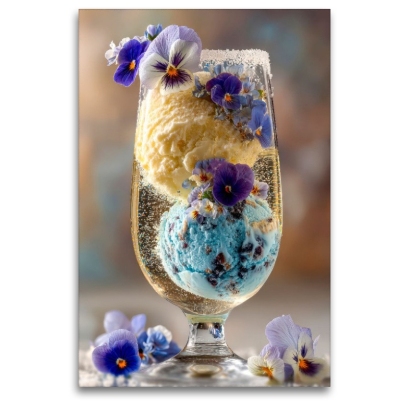 Eiscreme trifft Sekt
