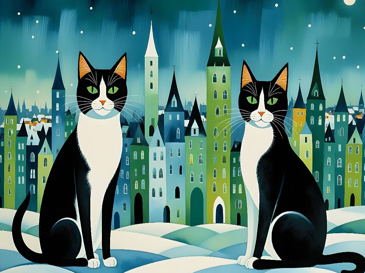 Katzen in der Stadt