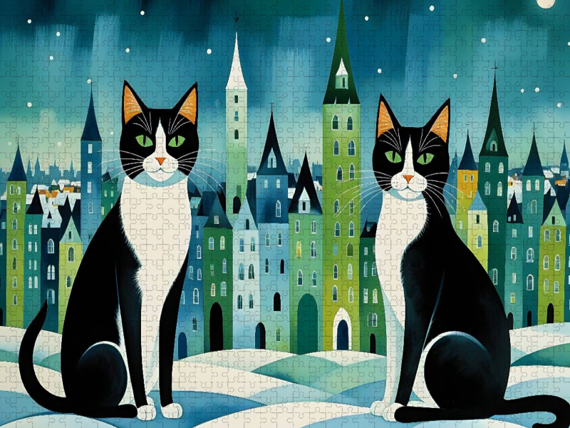 Katzen in der Stadt