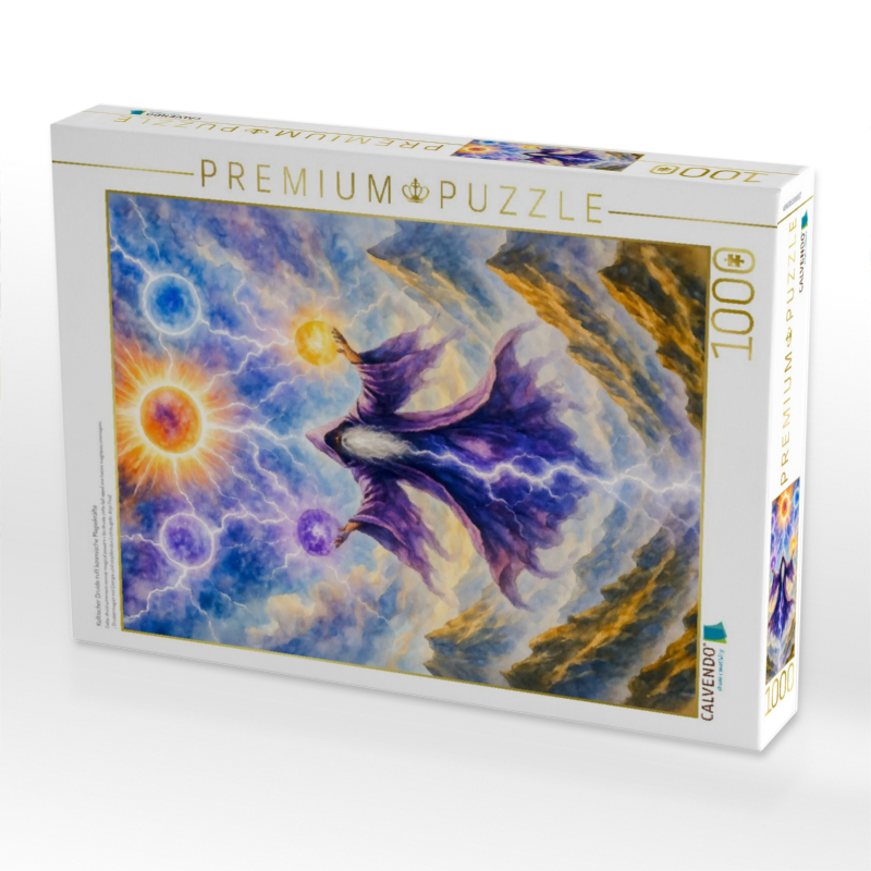 Keltischer Druide ruft kosmische Magiekräfte