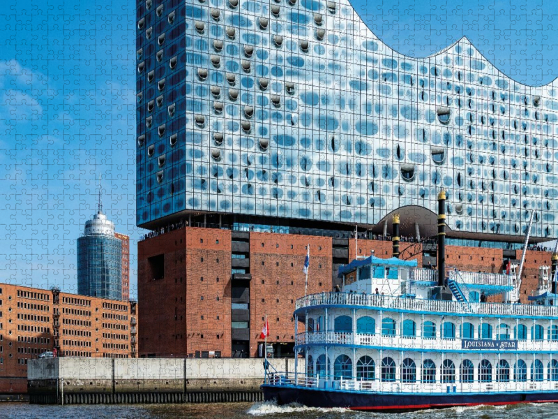 Mississippi Dampfer vor Elbphi