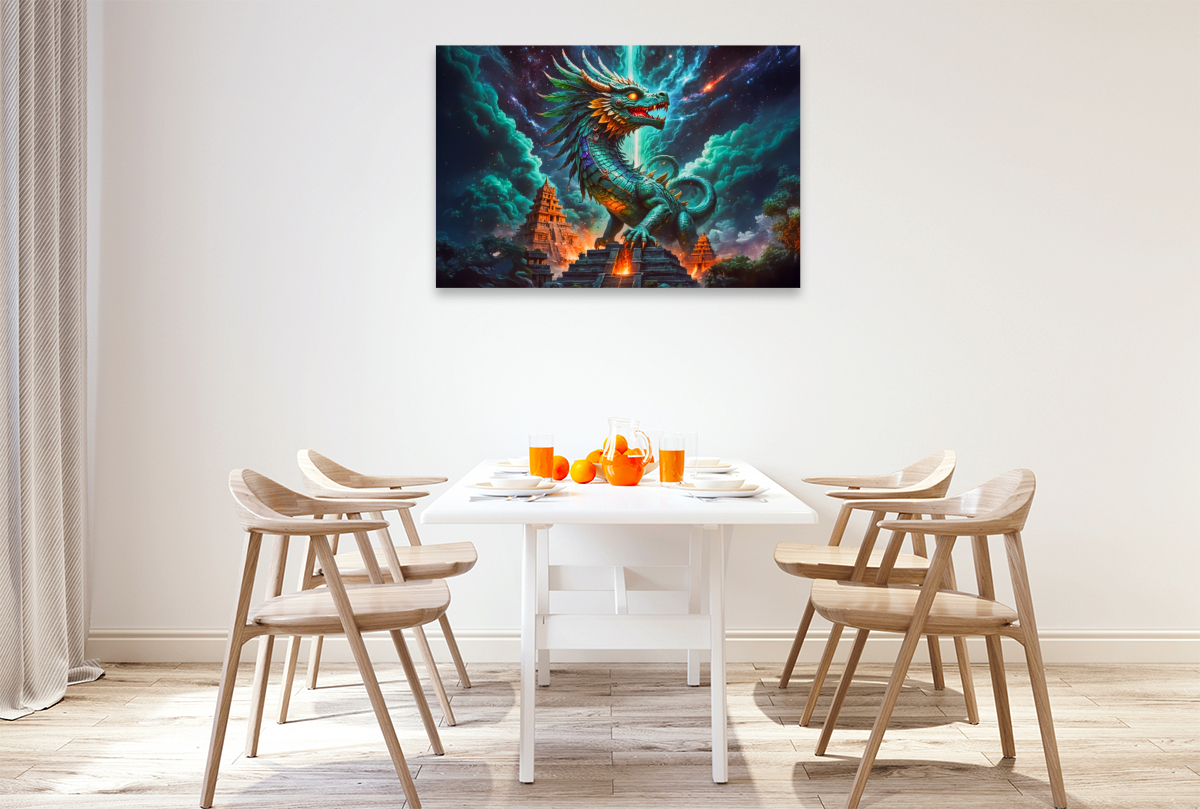 Quetzalcoatl, der gefiederte Schlangengott