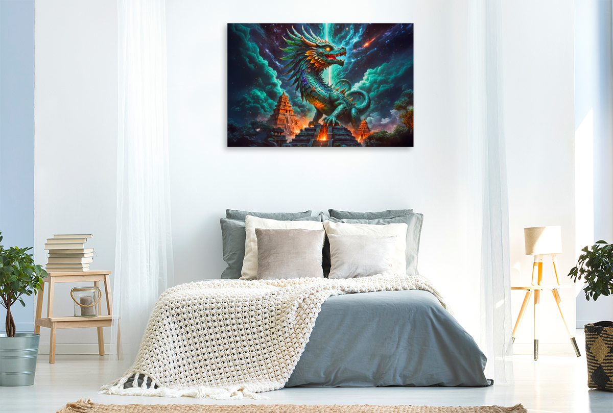 Quetzalcoatl, der gefiederte Schlangengott