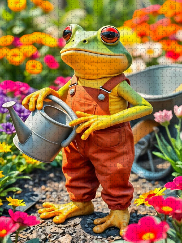 Garten-Guru mit grünem Daumen