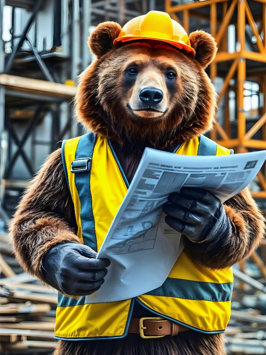 Bau mit Bär