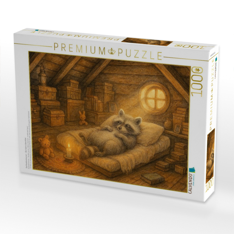 Dachbodenträumer – Der kleine Waschbär