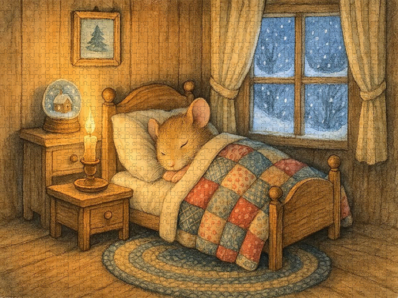 Winternachtstraum der kleinen Maus