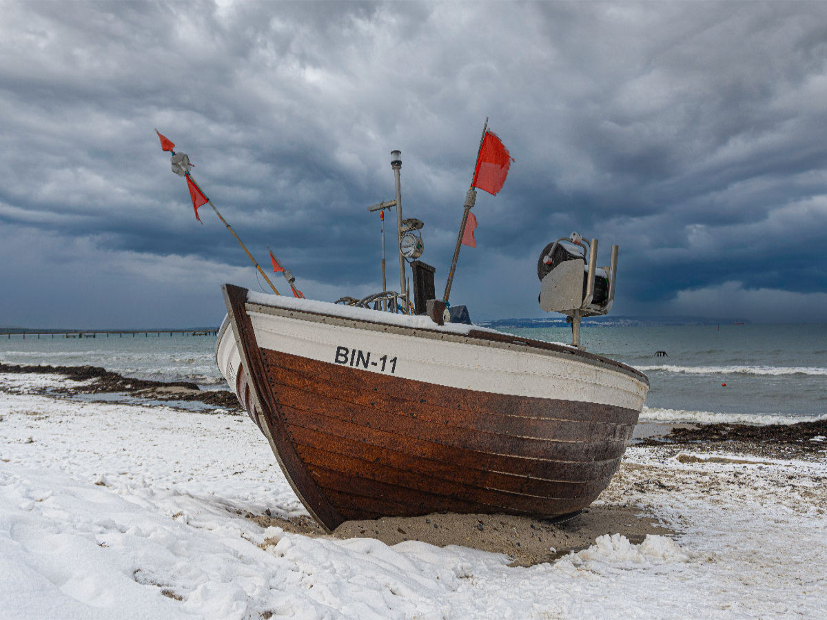 Fischerboot in Binz