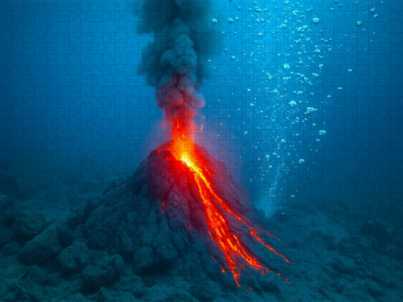 Unterwasser Vulkan
