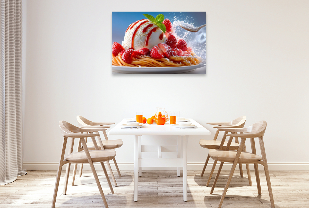 Mmmm! Spaghetti-Eis