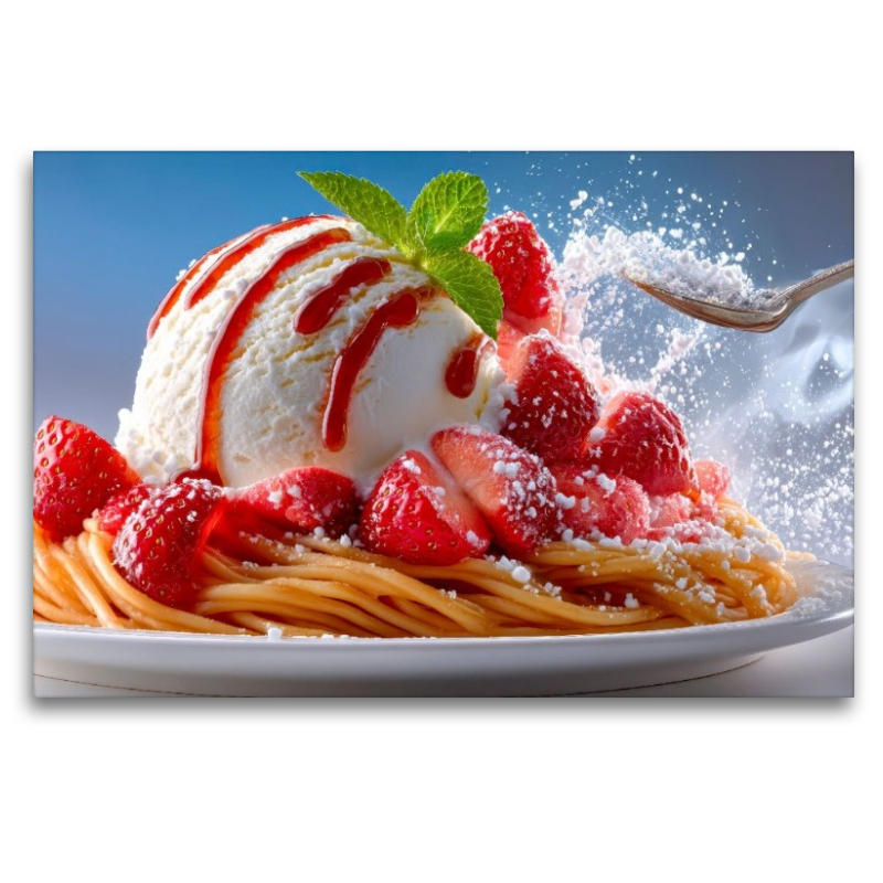 Mmmm! Spaghetti-Eis