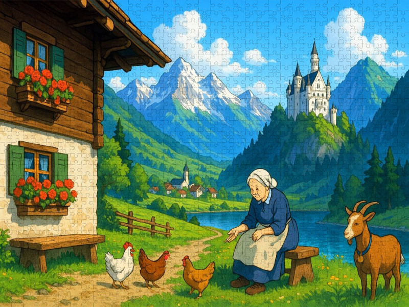 Leben im Schatten des Märchenschlosses - Anime Alpen