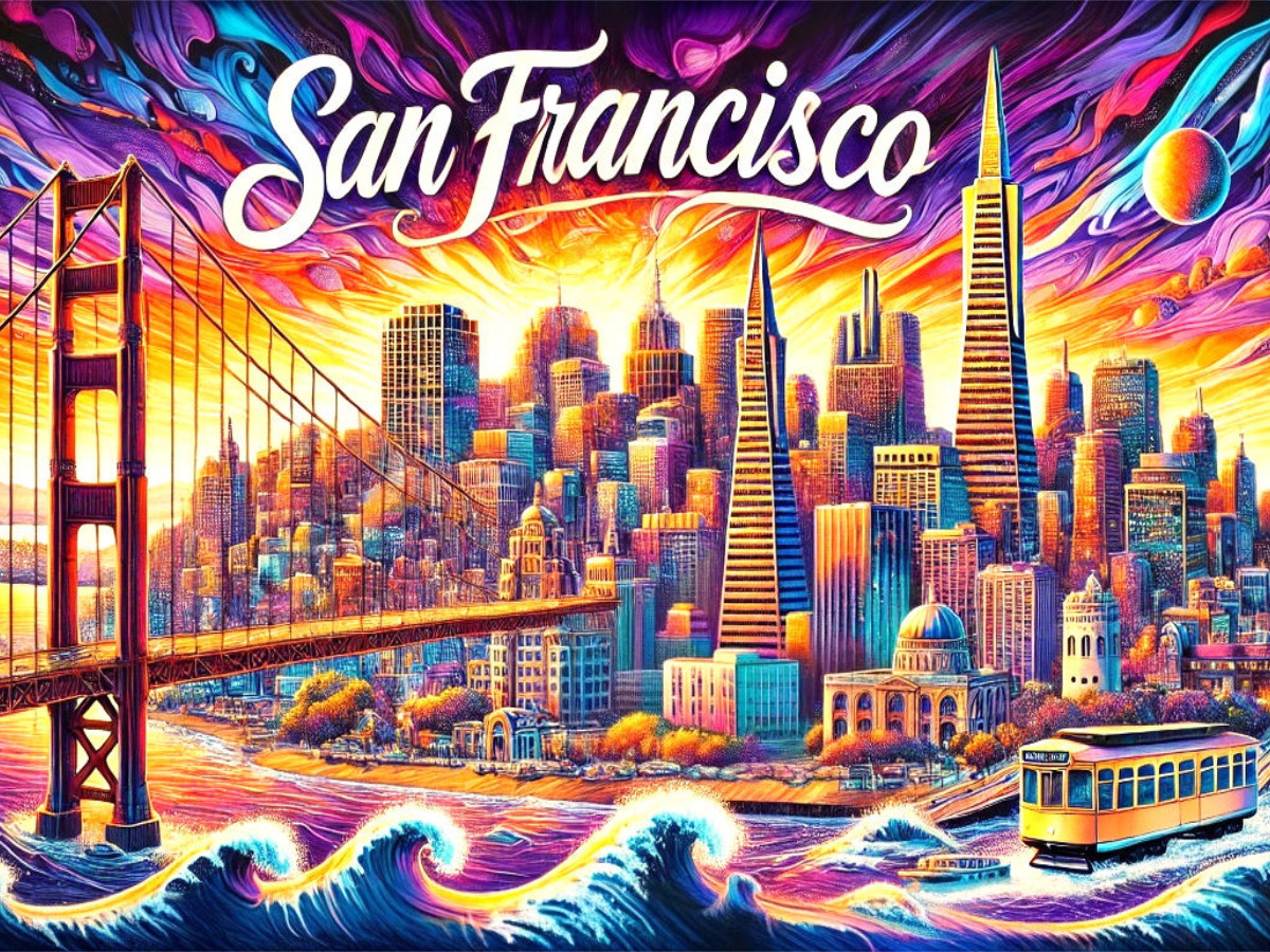 San Francisco - In lebendiger Tusche