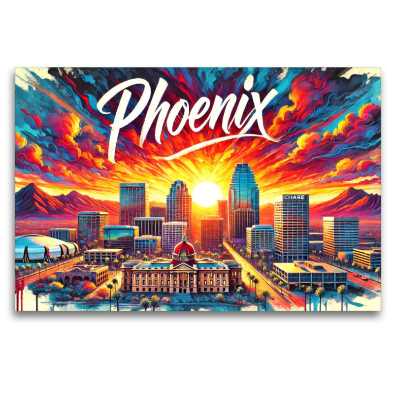 Phoenix – Lebendige Tuscheansicht