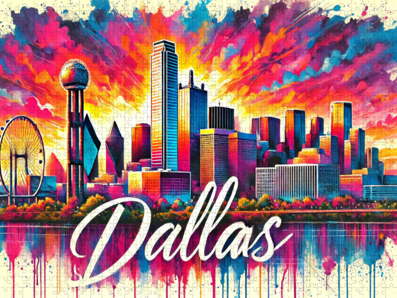 Dallas – Lebendige Tucheansicht