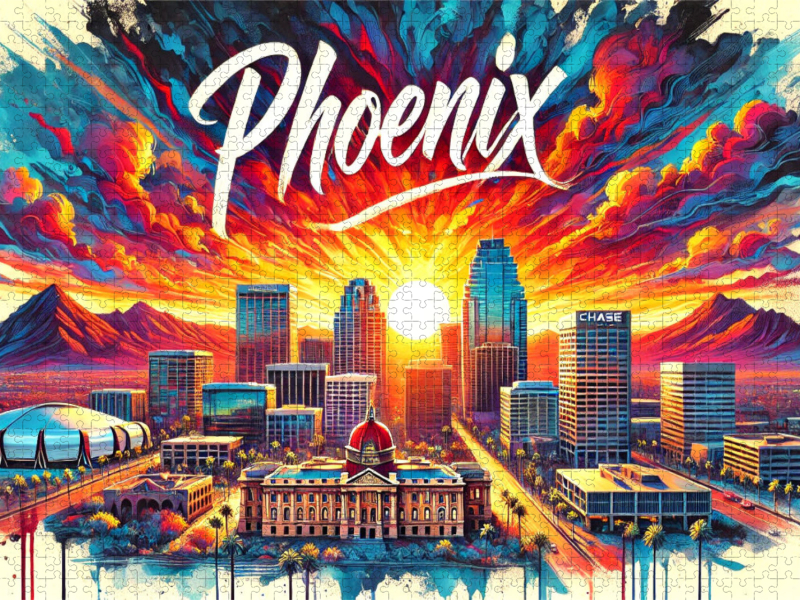 Phoenix – Lebendige Tuscheansicht